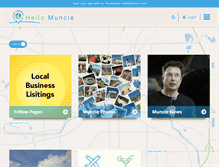 Tablet Screenshot of hellomuncie.com